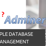 Simple Database Management Server – Adminer
